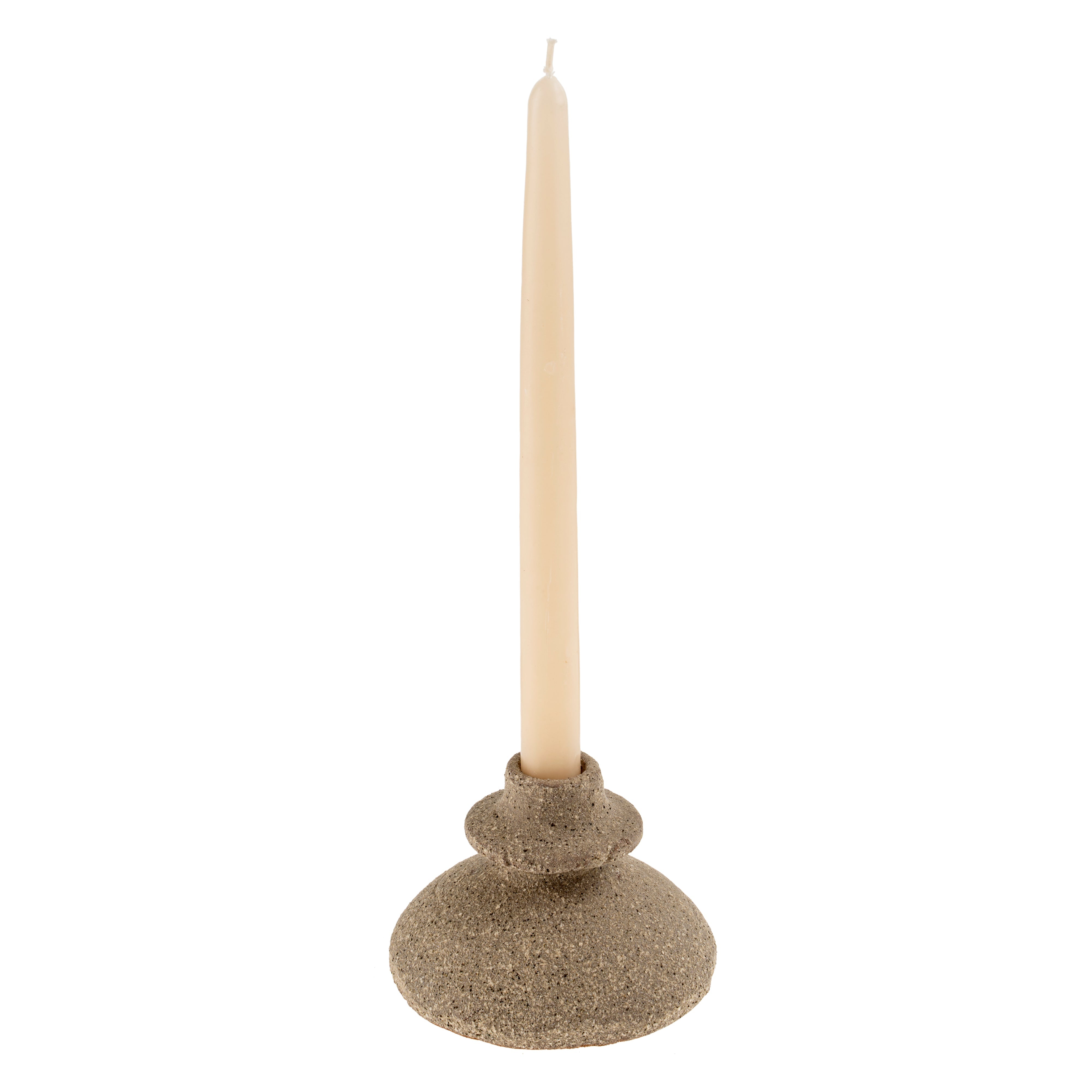 Arta Terracotta Candle Holder Sand