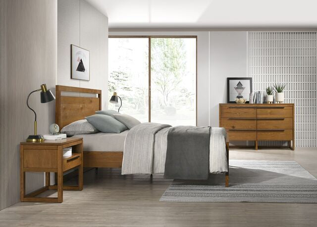 Bloc Bedroom: Walnut