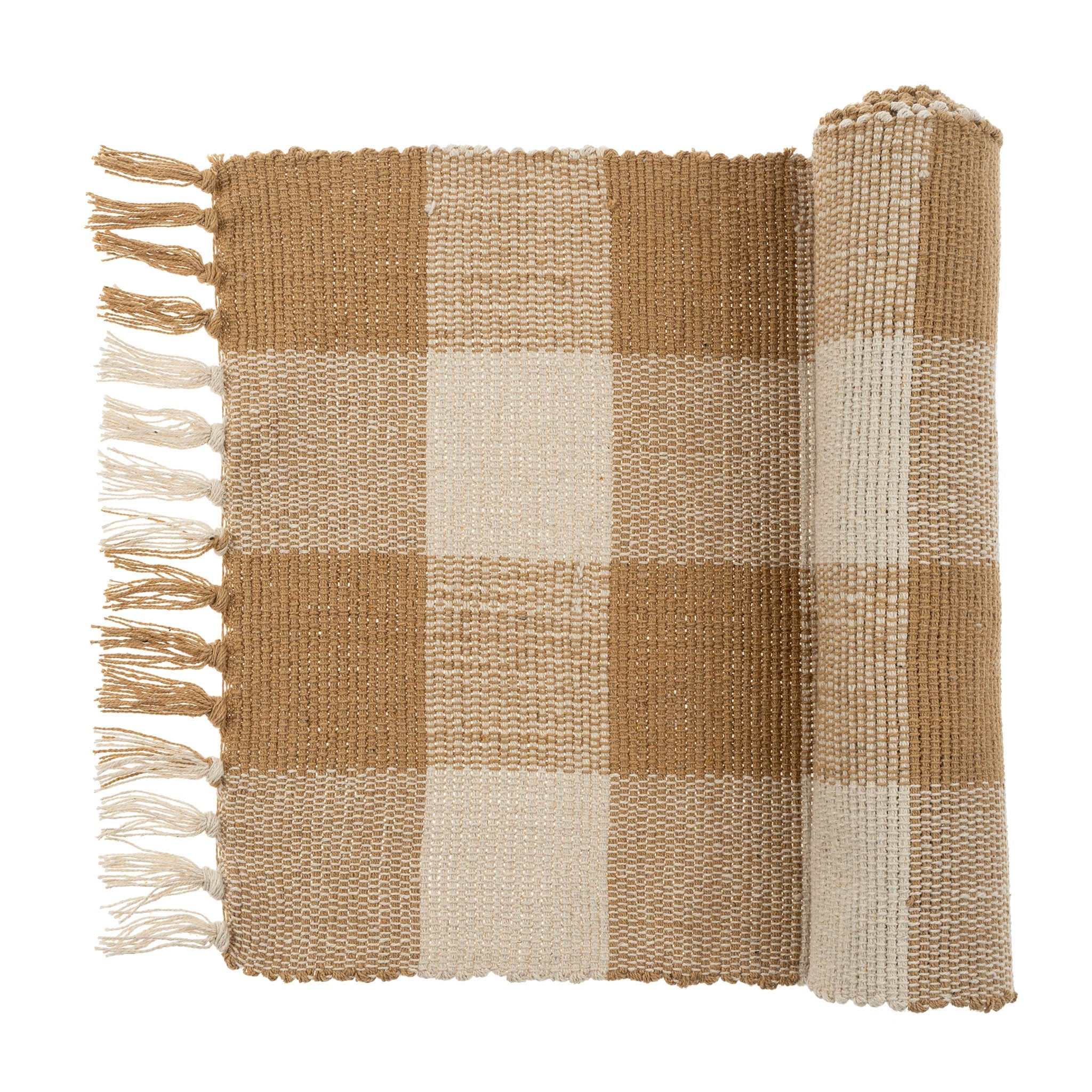 Gingham Table Runner Sienna