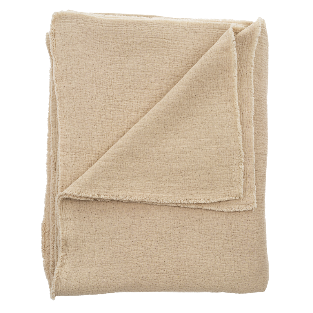 Malabar Bed Blanket Fog