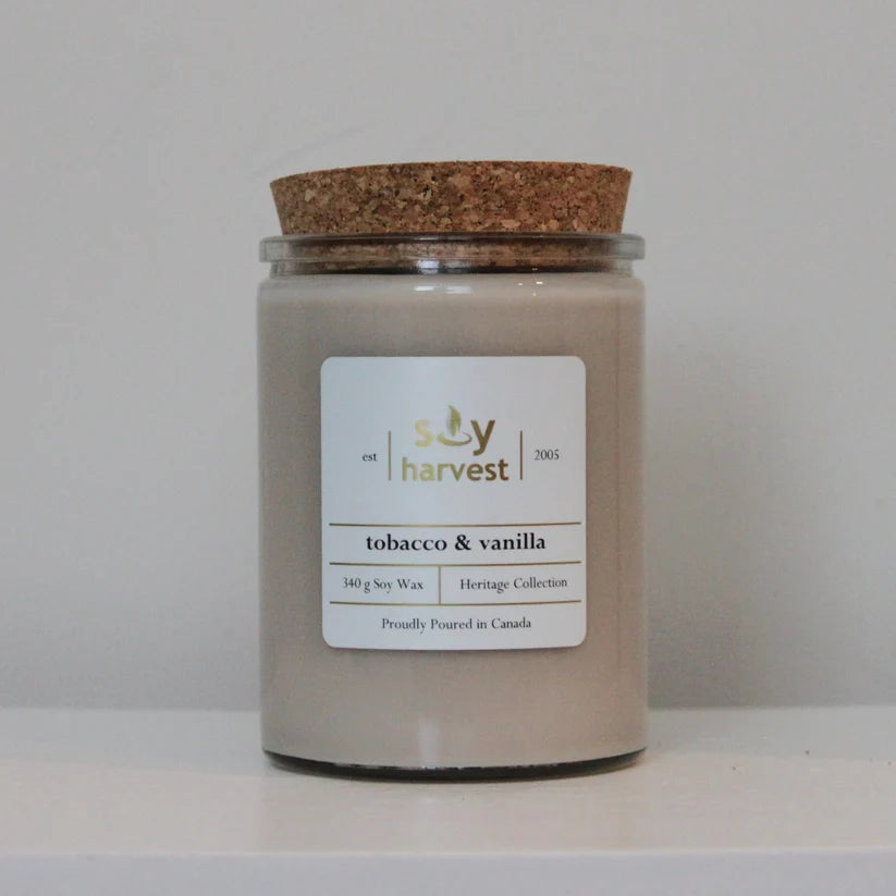 Soy Harvest - Tobacco + Vanilla Candle